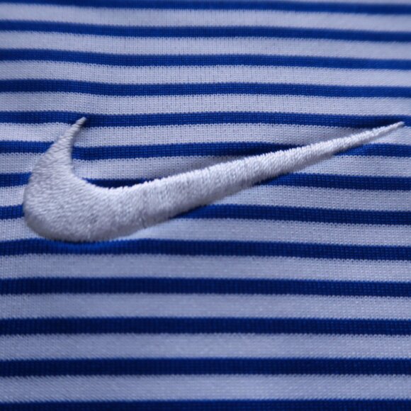 NikeGolf Dri-Fit Blue Striped Polo (XXL) ⛳️ ⛳️ - Picture 1 of 11